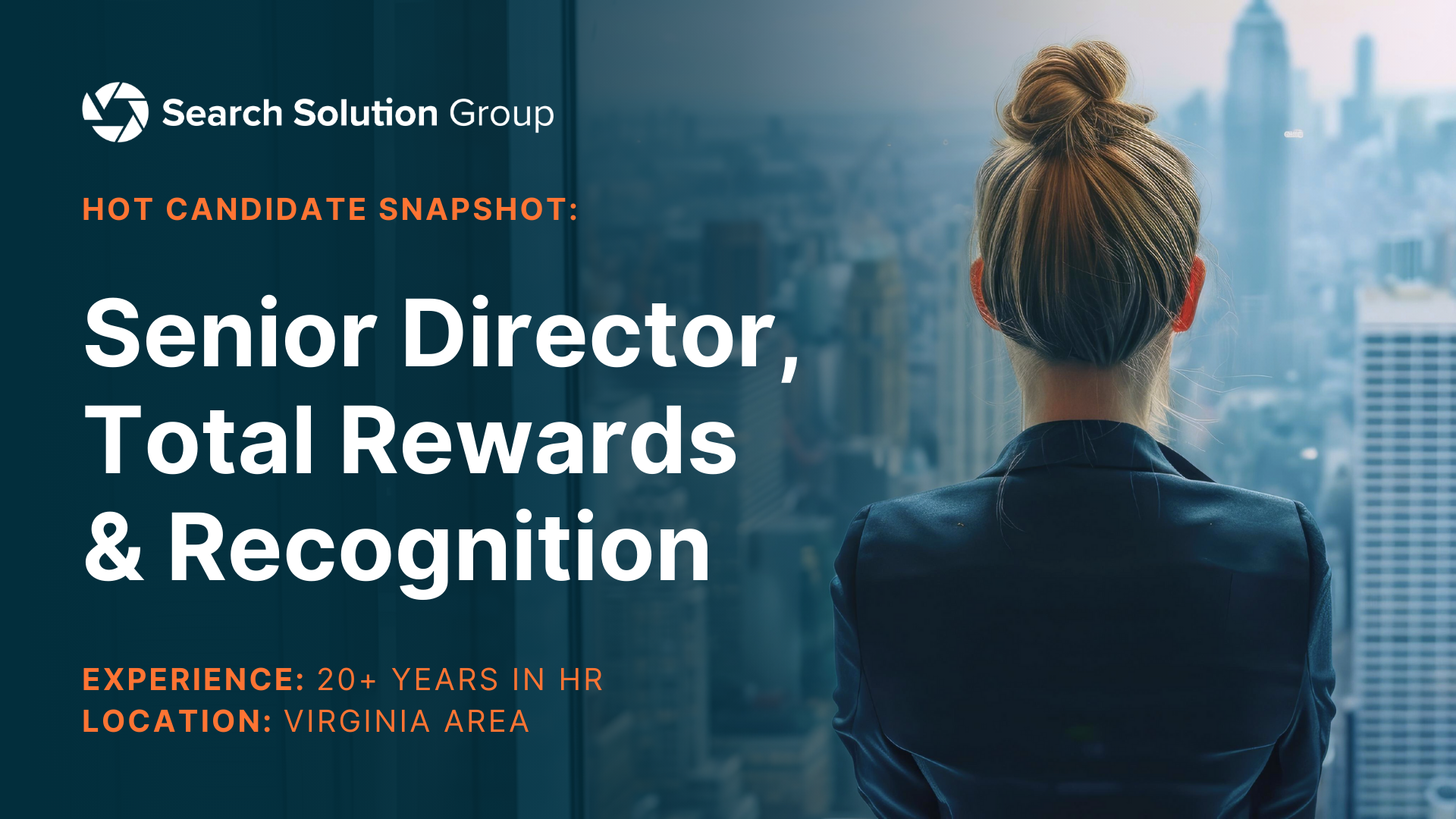 Hot Candidate – Total Rewards Executive with 20+ Years of Experience